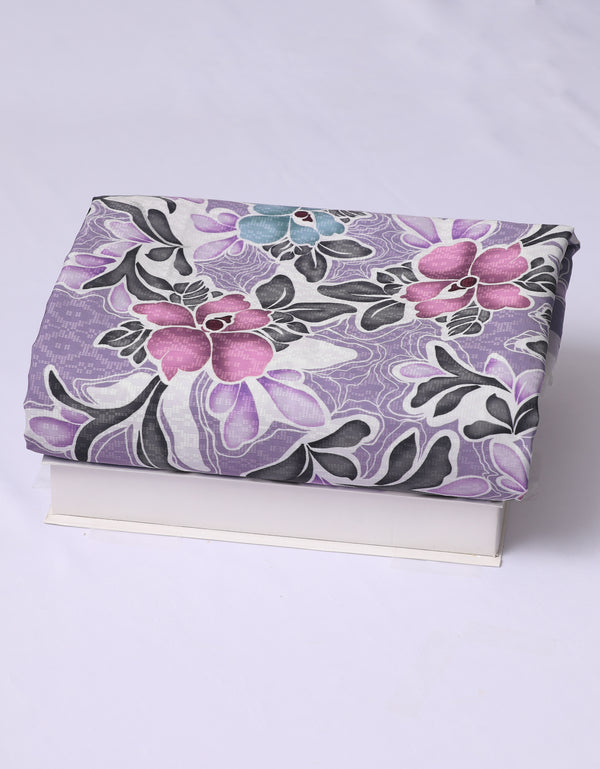 Anisa Batik Satin 45" - 4 Meter (Dusty Purple)
